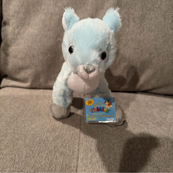Webkinz Winter Fawn With Code Tags Sealed Unused Blue Deer Plush Toy Holiday